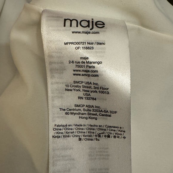 Maje Ribane Zebra Print Mini Dress FR 36 / US S 4 - Picture 5 of 6